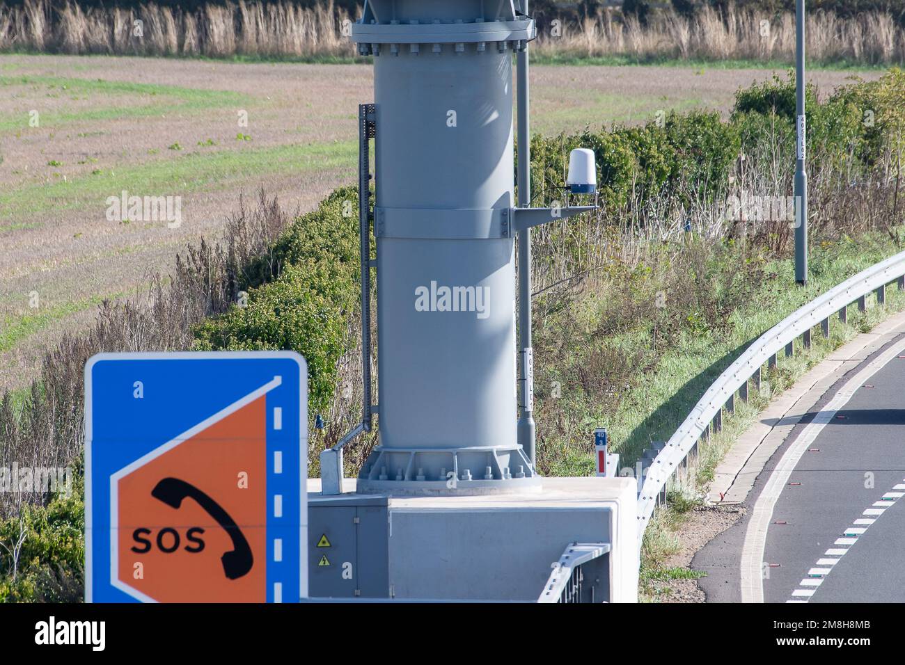 Taplow, Buckinghamshire, UK. 6th October, 2022. Stopped Vehicle