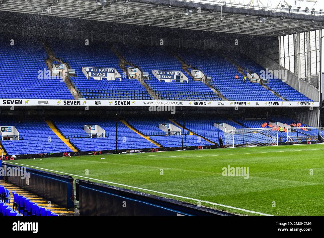Sir Alf Ramsey Stand inside the stadium during the Sky Bet League 1 match between Ipswich Town and Plymouth Argyle at Portman Road, Ipswich on Saturday 14th January 2023. (Credit: Kevin Hodgson | MI News ) Credit: MI News & Sport /Alamy Live News Stock Photo