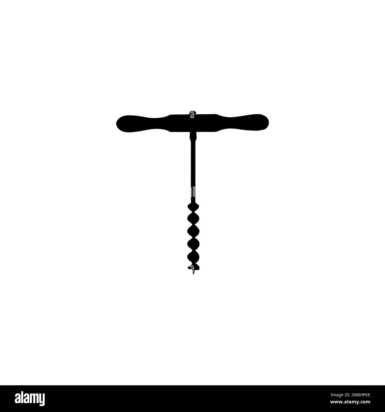 Corkscrew icon. Simple style wine company big sale poster background