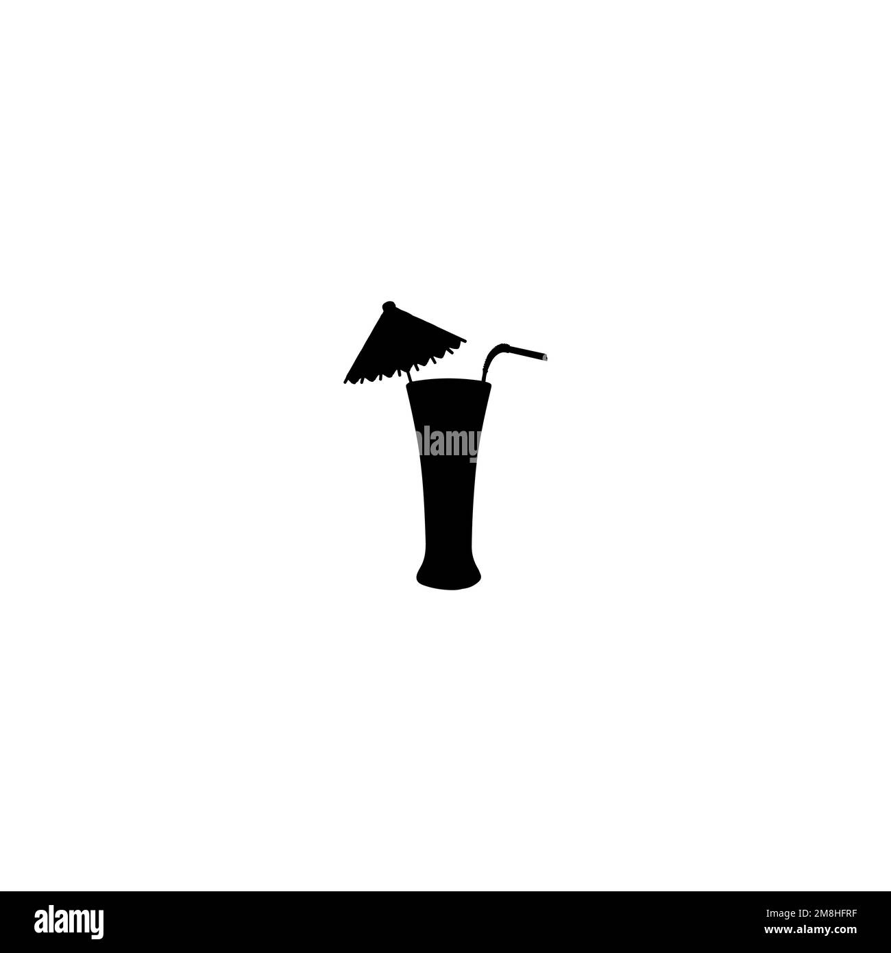 Cocktail icon. Simple style restaurant cold drink big sale poster