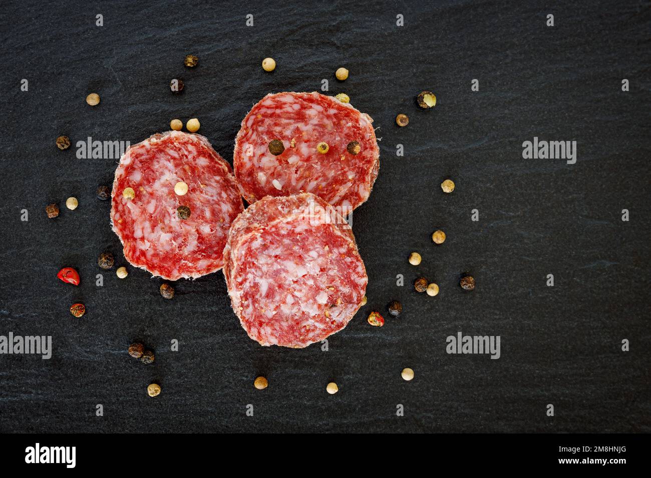 Dried and smoked german sausage it is called Stracke Stock Photo Alamy