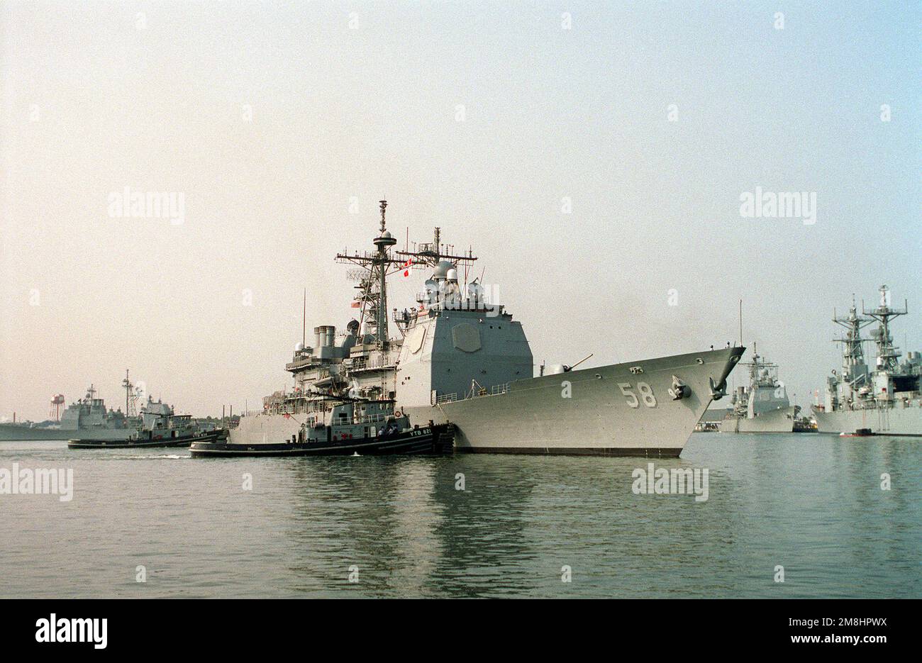 The large harbor tugs TONTOGANY (YTB821) and PETALESHARO (YTB832