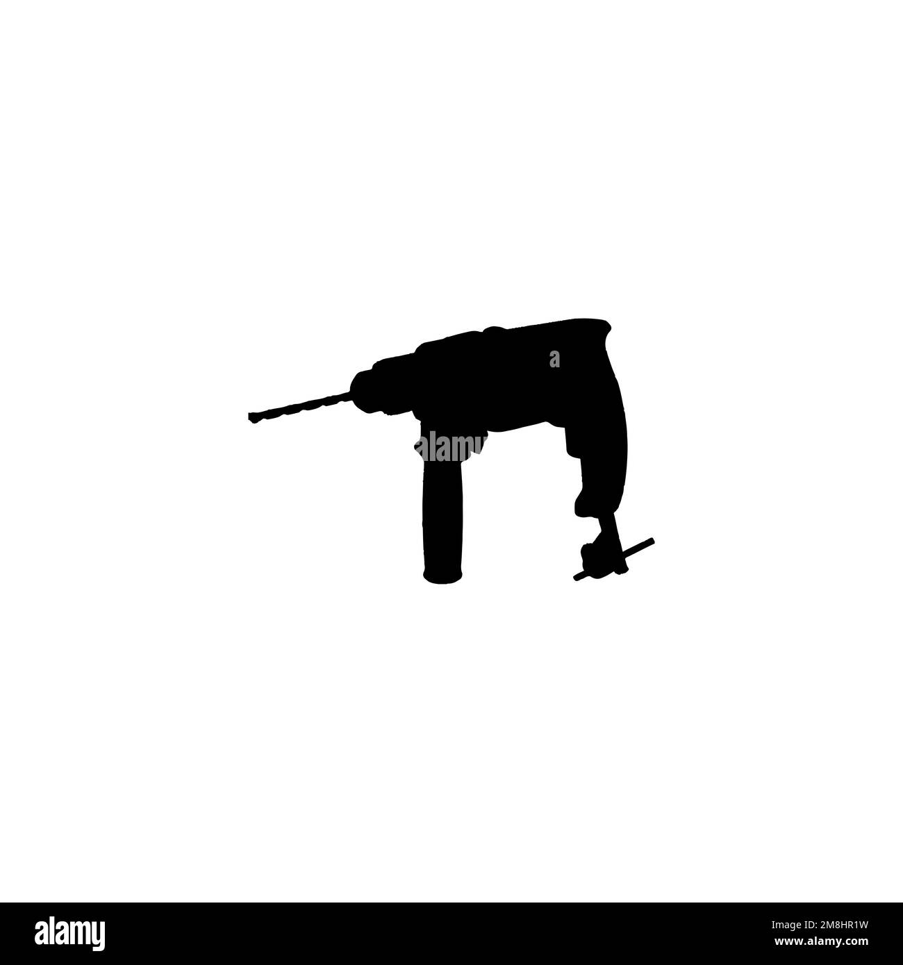 Drill icon. Simple style repair company big sale poster background