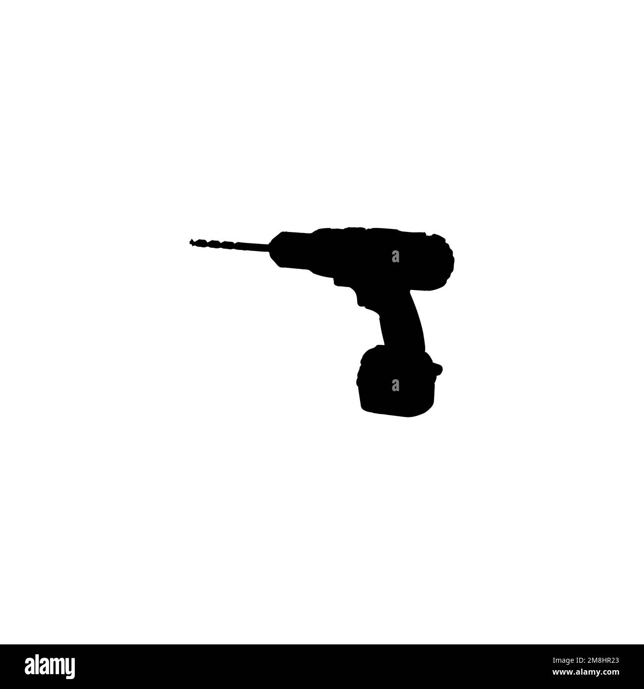 Drill icon. Simple style repair company big sale poster background