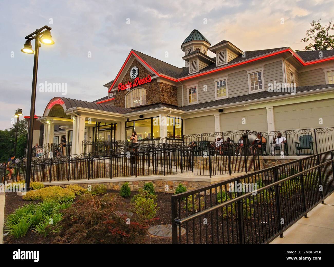 Nashville, Tennessee, U.S.A June 22, 2022 The front view of the famous Paula Deen's