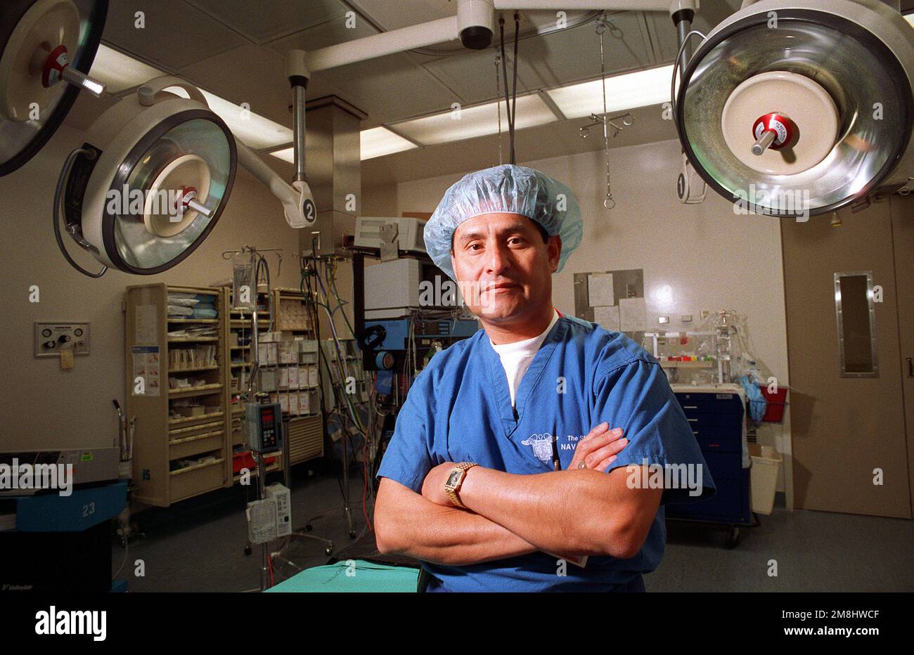 Commander Maurico Aparicio, head of the Preoperative Nursing Department