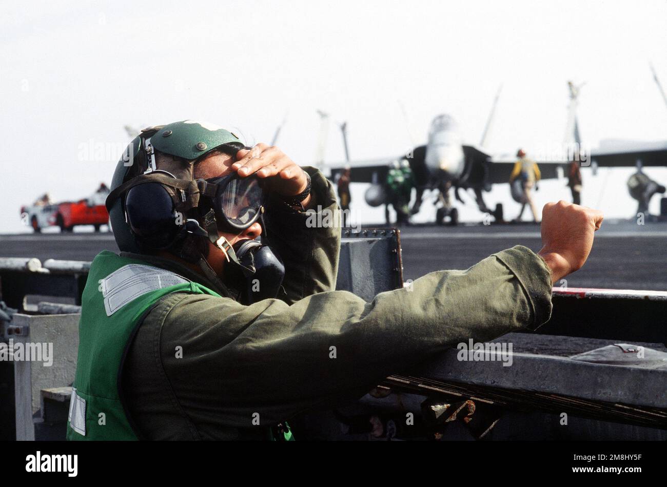 Aviation Boatswain Mate E (Launching and Recovery Equipment) Third Class (ABE3) Erwin Villacorte