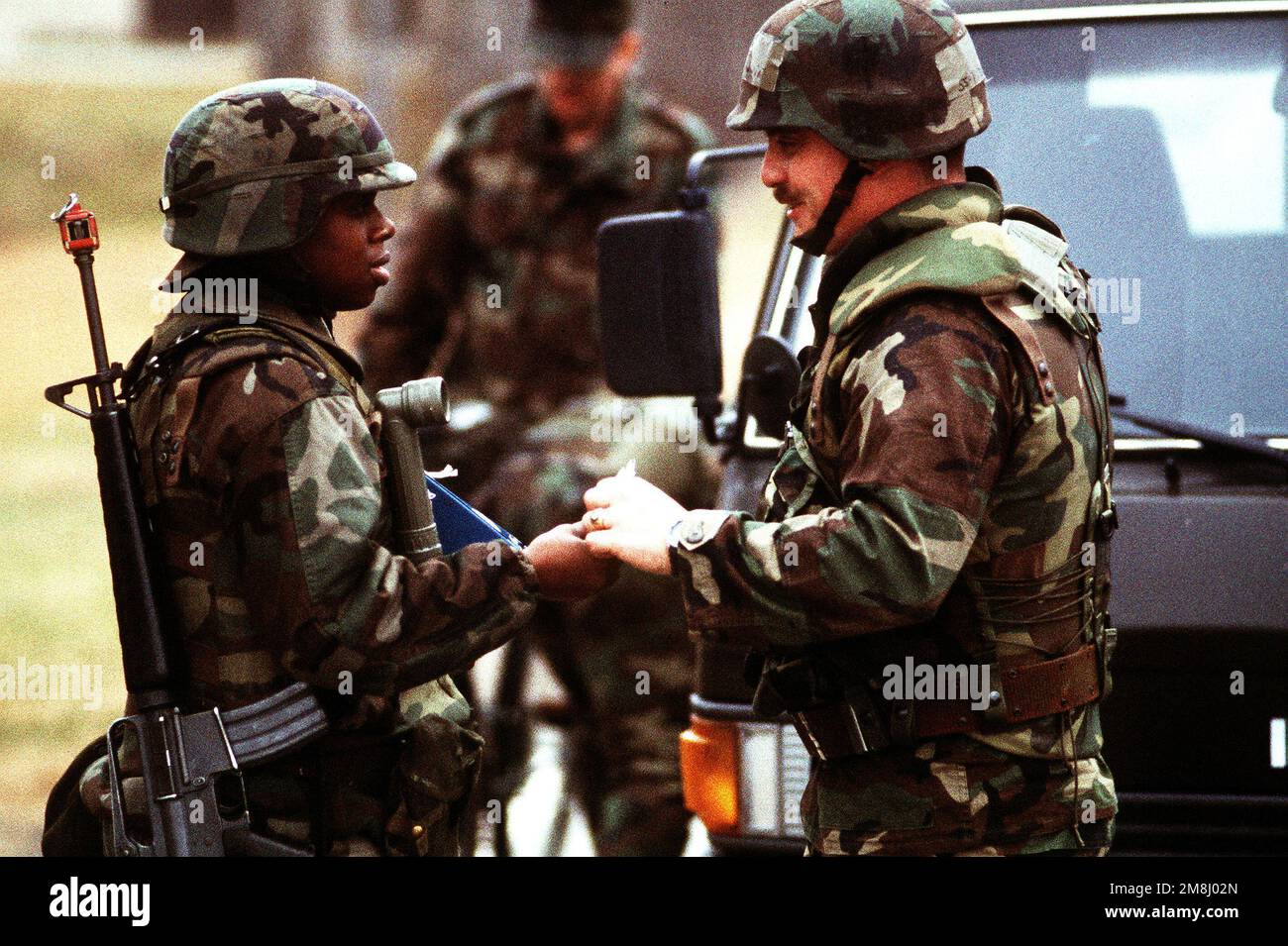 A female Security Police SPECIALIST assigned to the 51st Security