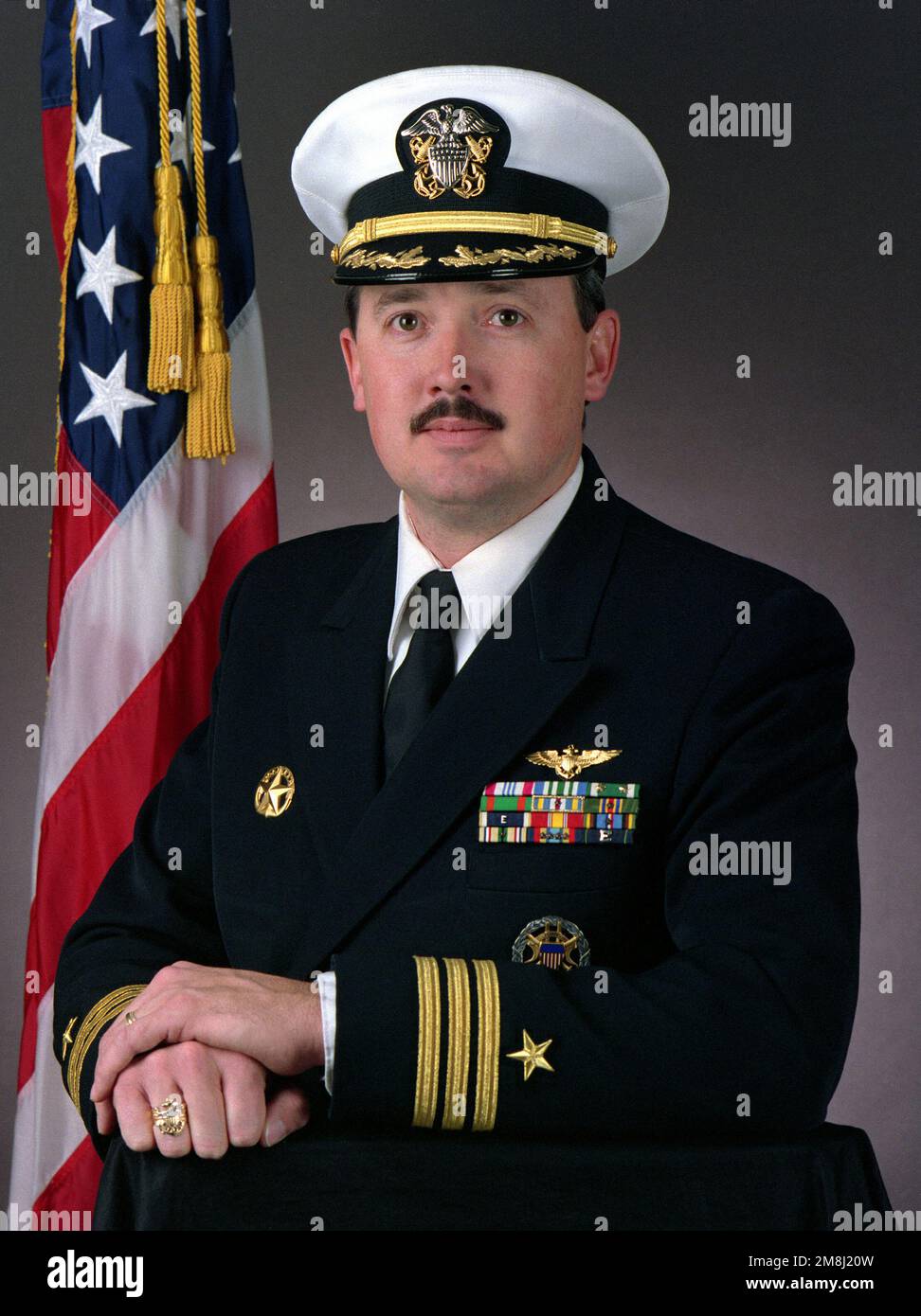 Commander Henry E. dosker, Jr., USN (covered). Country: Unknown Stock Photo