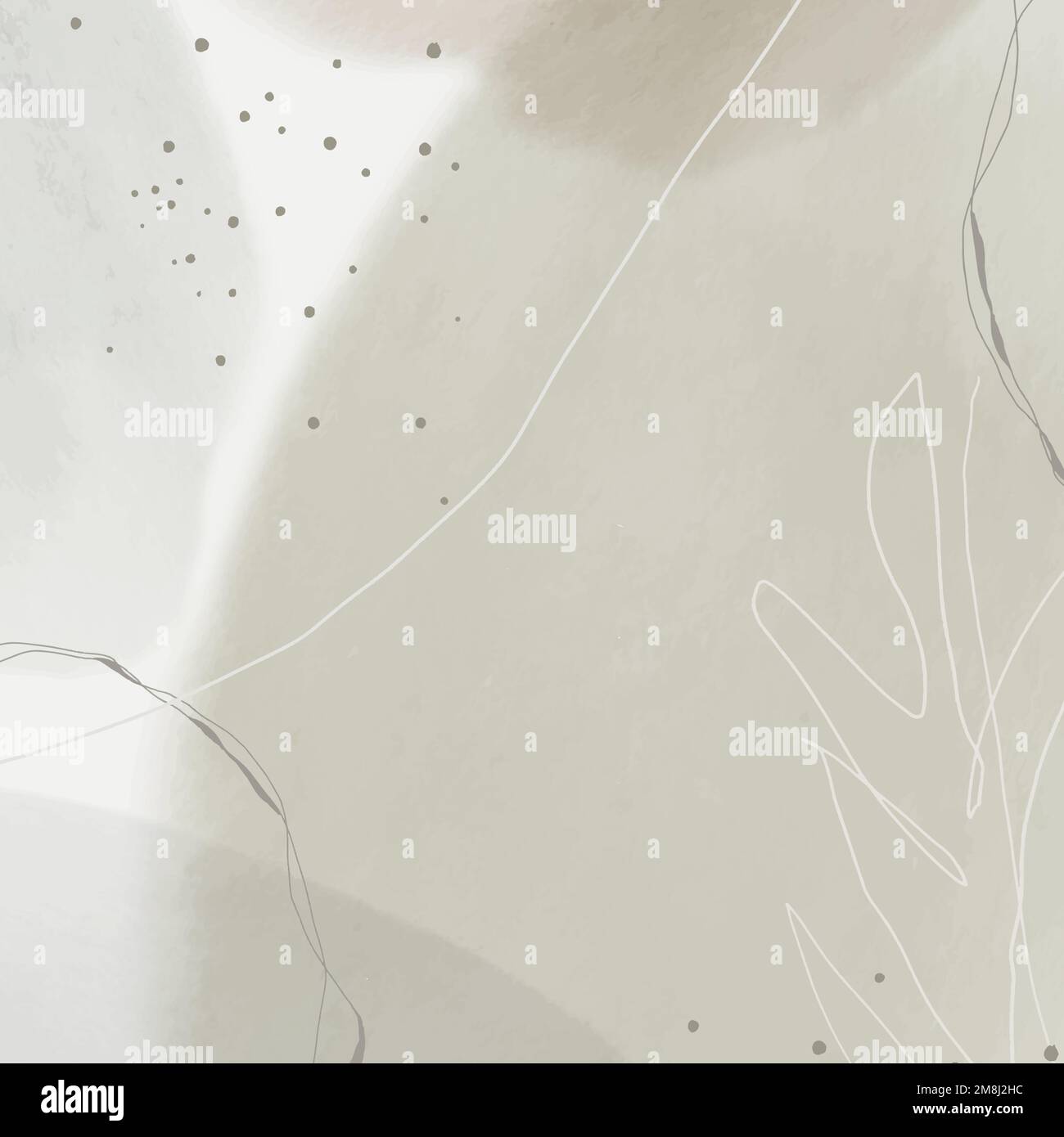 Abstract earth tone Memphis patterned background vector Stock Vector