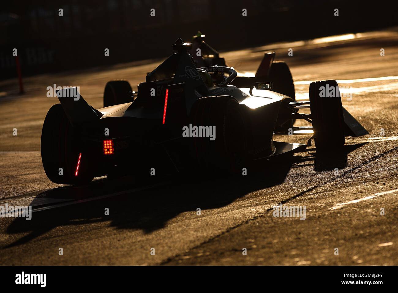 Mexico City, Mexico. 14th Jan, 2023. 51 MULLER Nico (swi), Team ABT - CUPRA, Spark-Mahindra, Mahindra M9-Electro, action during the 2023 Mexico City ePrix, 1st meeting of the 2022-23 ABB FIA Formula E World Championship, on the Autodromo Hermanos Rodriguez from January 12 to 14, in Mexico City, Mexico - Photo Eric Alonso / DPPI Credit: DPPI Media/Alamy Live News Stock Photo