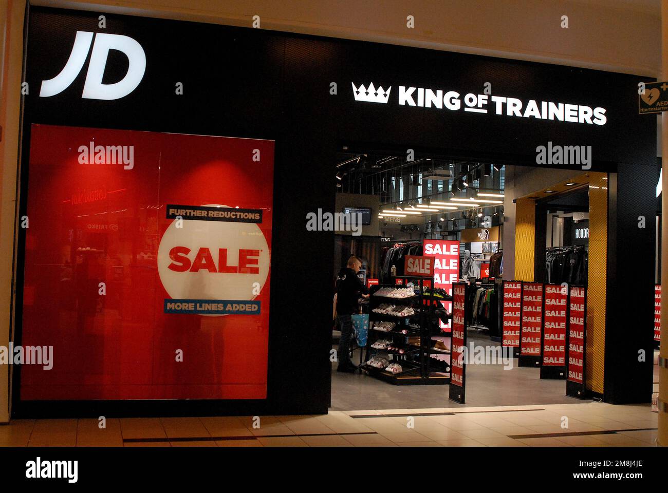 Copenhagen/Denmark/14 2023/ at King of trainer store danish capital Copenhagen. (Photo. Francis Joseph Dean/Dean Pictures Stock Photo - Alamy