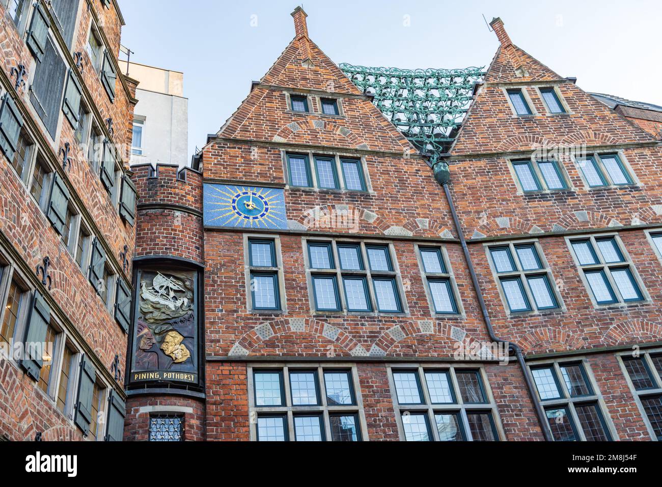 Bremen, Germany Novemeber 13, 2022 Glockenspiel House with carrilon