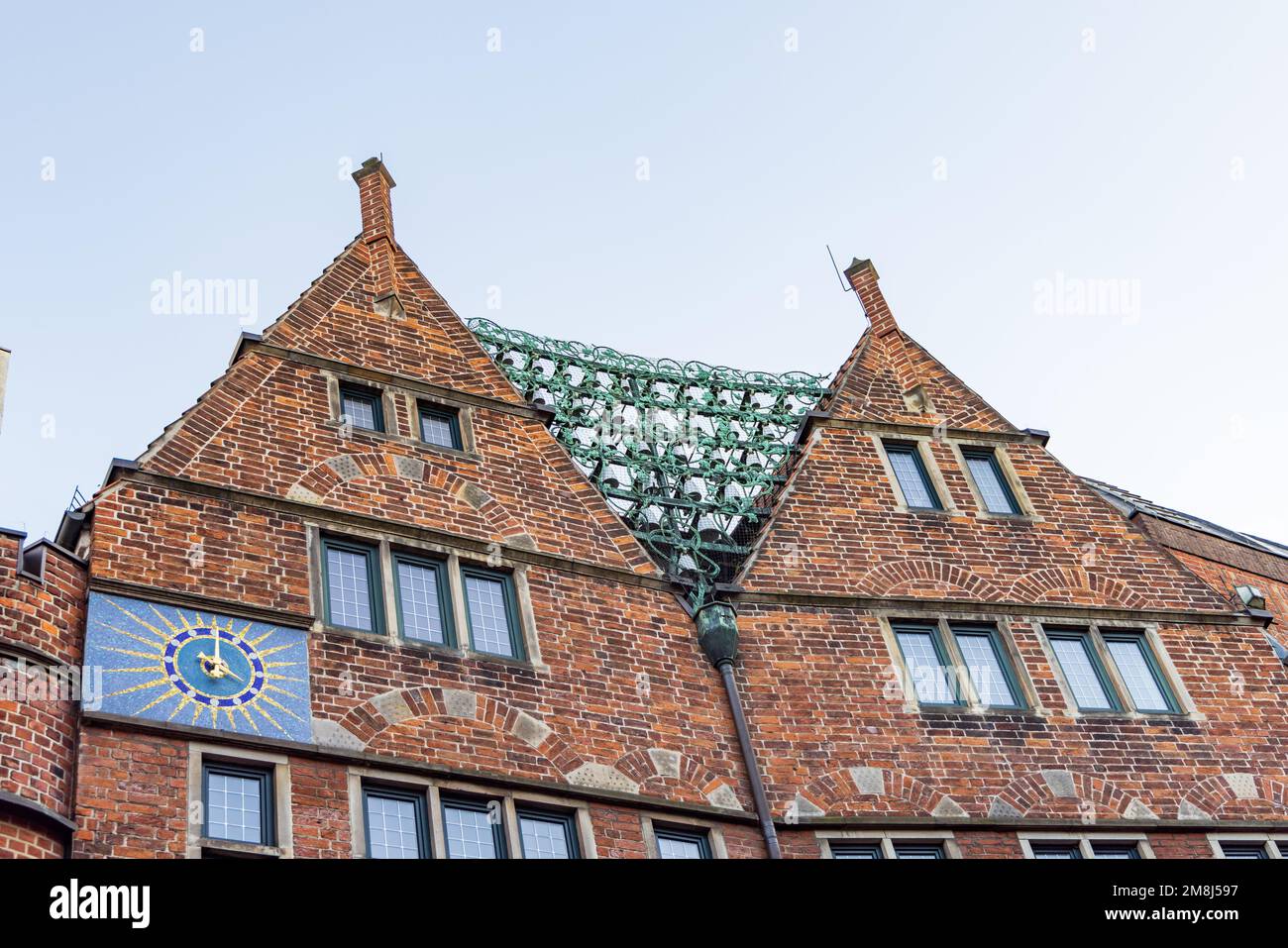 Bremen, Germany Novemeber 13, 2022 Glockenspiel House with carrilon
