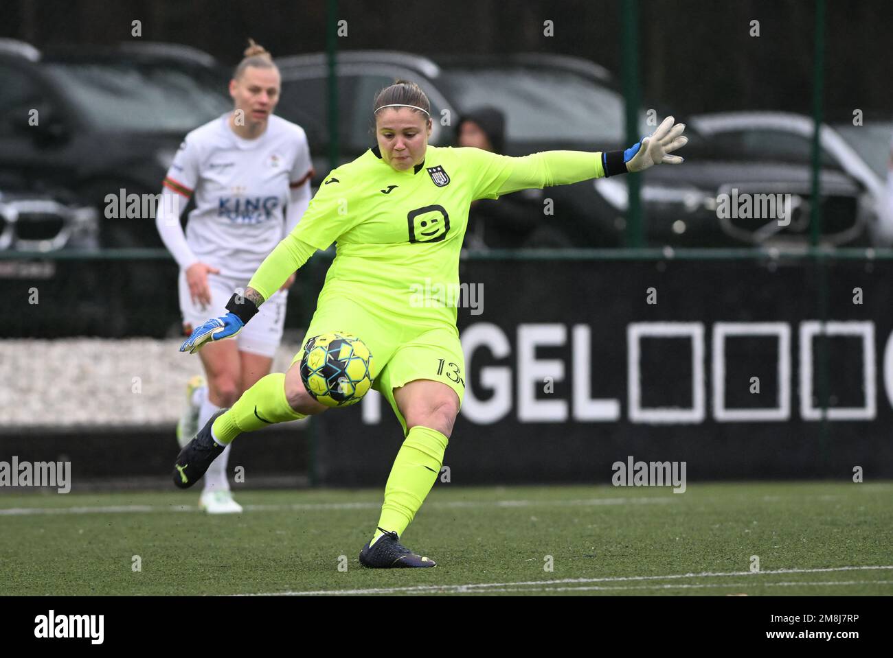 goalkeeper Justien Odeurs (13) of Anderlecht pictured during a female
