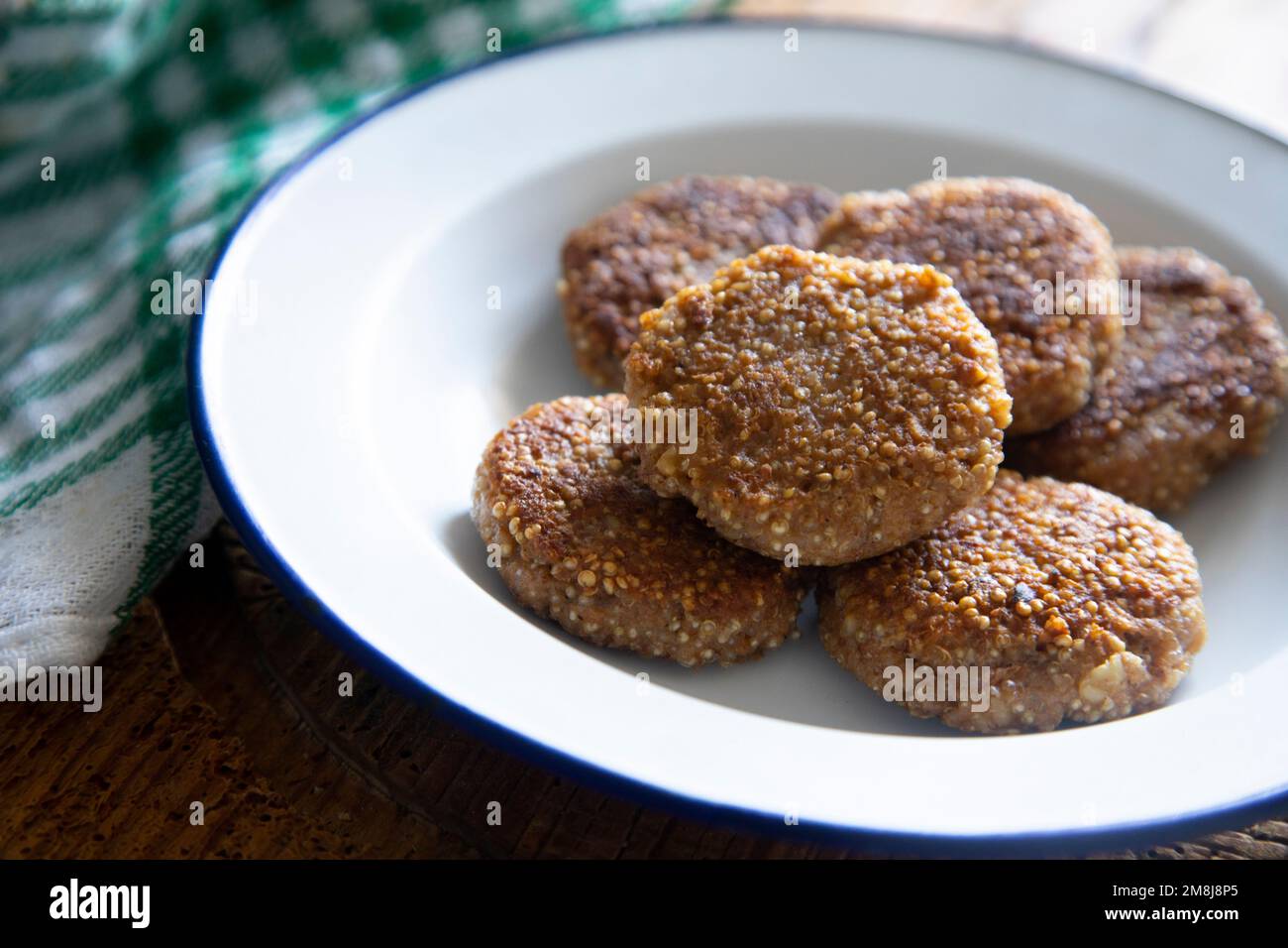 Quinoa Croquettes. Vegan Snack Stock Photo Alamy