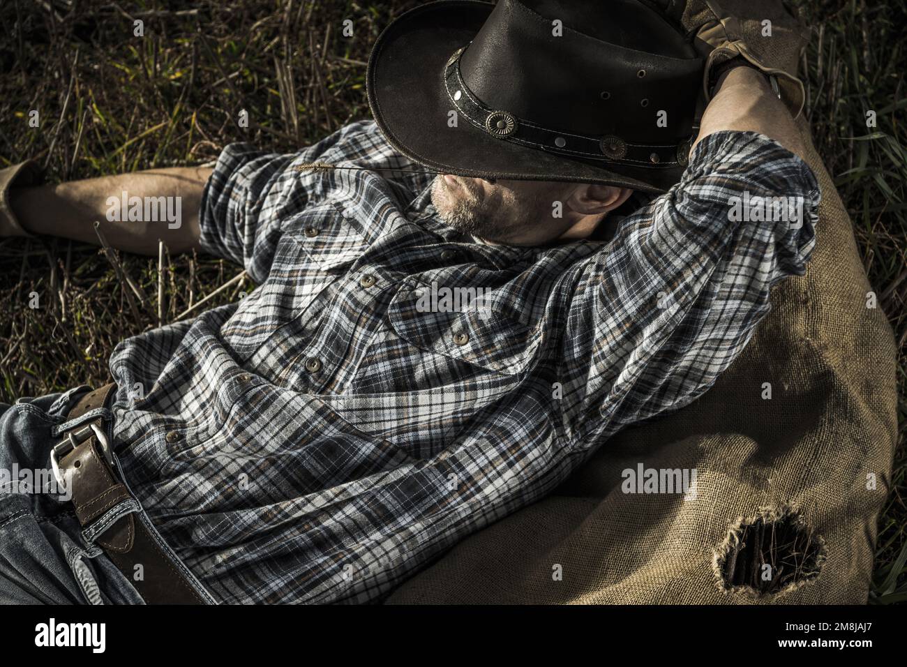 Farmer on farm break hires stock photography and images Alamy