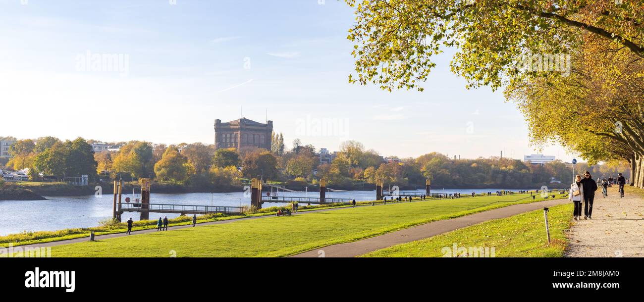 Bremen, Germany Novemeber 13, 2022 Cityscape of Bremen with old