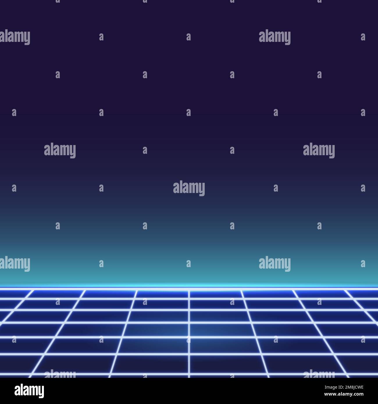 Blue grid neon patterned background vector Stock Vector Image & Art - Alamy