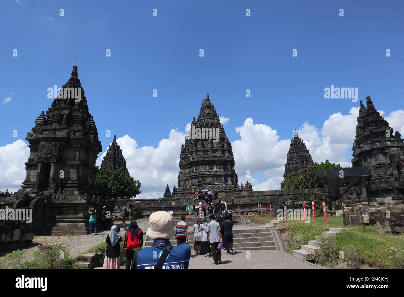 Yogyakarta, Indonesia - December 17, 2022 - Indonesia Prambanan Temple Reopen For Tourism, Yogyakarta, Indonesia Stock Photo