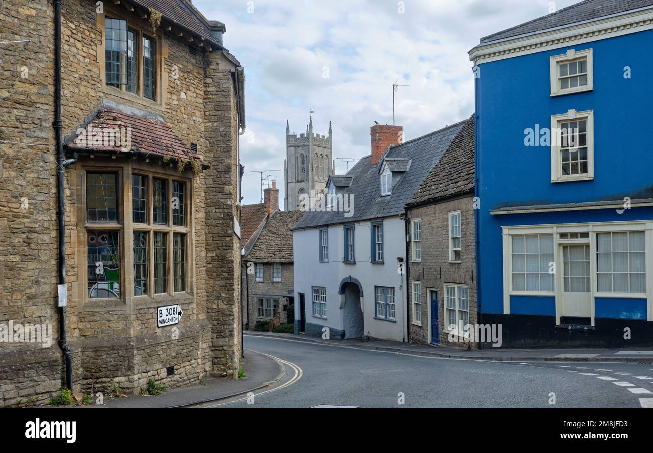 Street views of Bruton Stock Photo Alamy