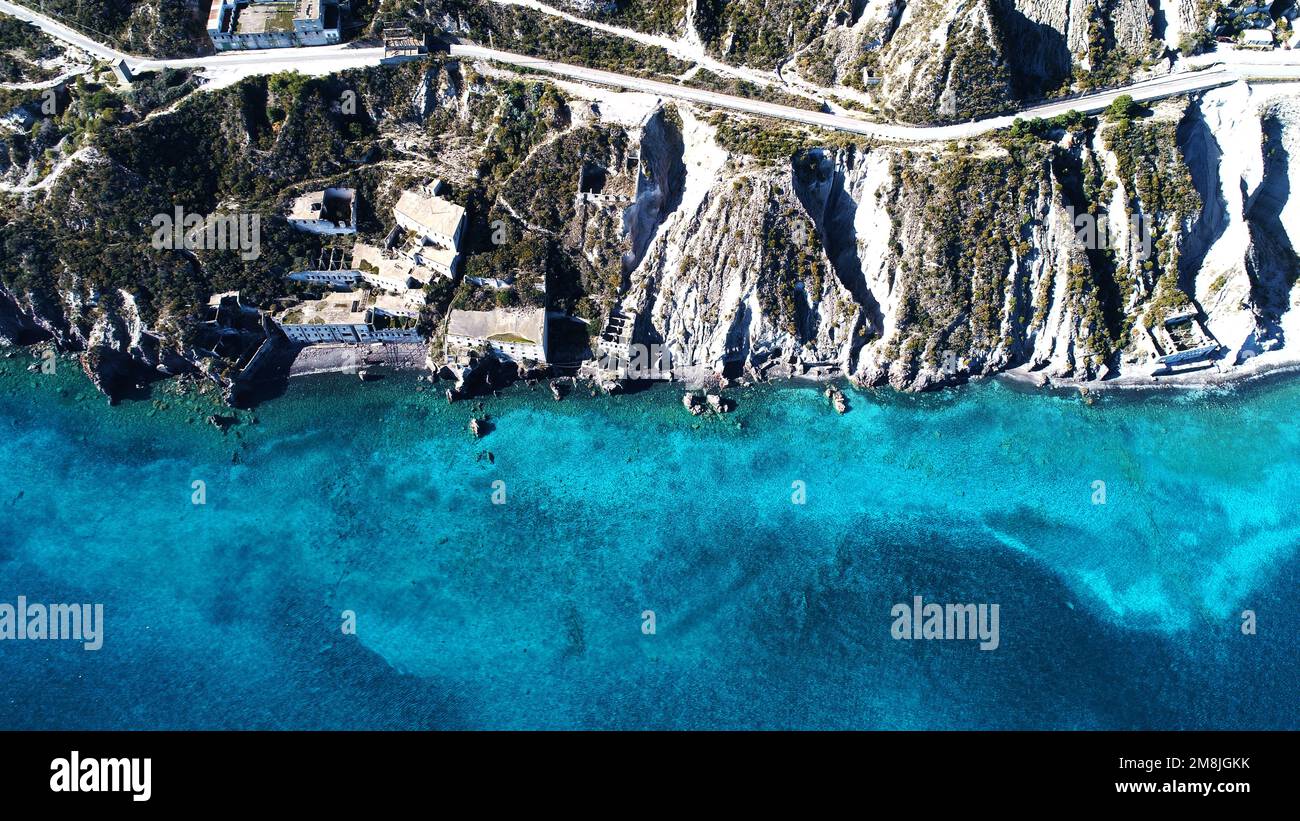 Island Of Lipari. Stock Photo