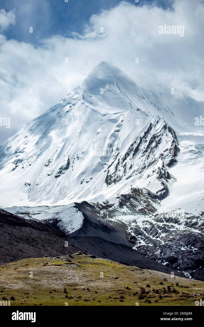Sapp mountain in Tibet Stock Photo