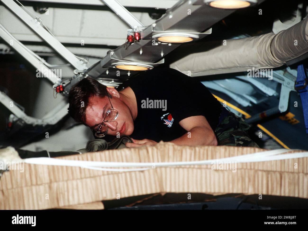 During RODEO 94 Joint Airborne Inspection, loadmasters and parachute ...