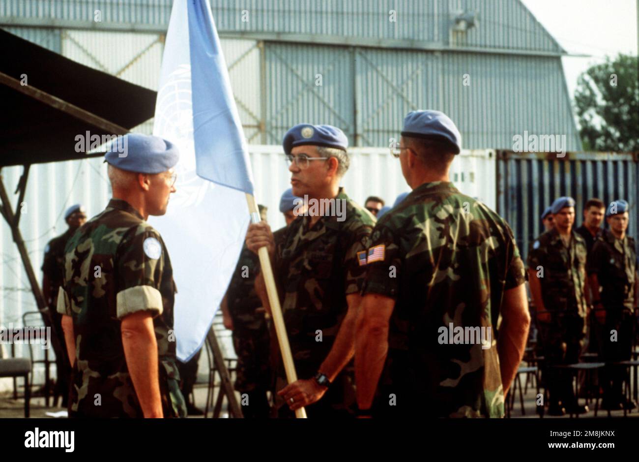 The new Commander of Joint Task Force Provide Promise (JTFPP) (Forward