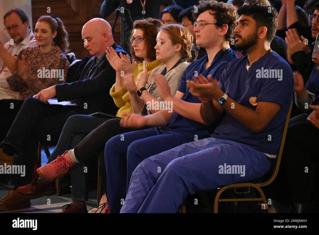London, UK. 14 January 2023. The BMA Junior Doctors Committee in the UK ...