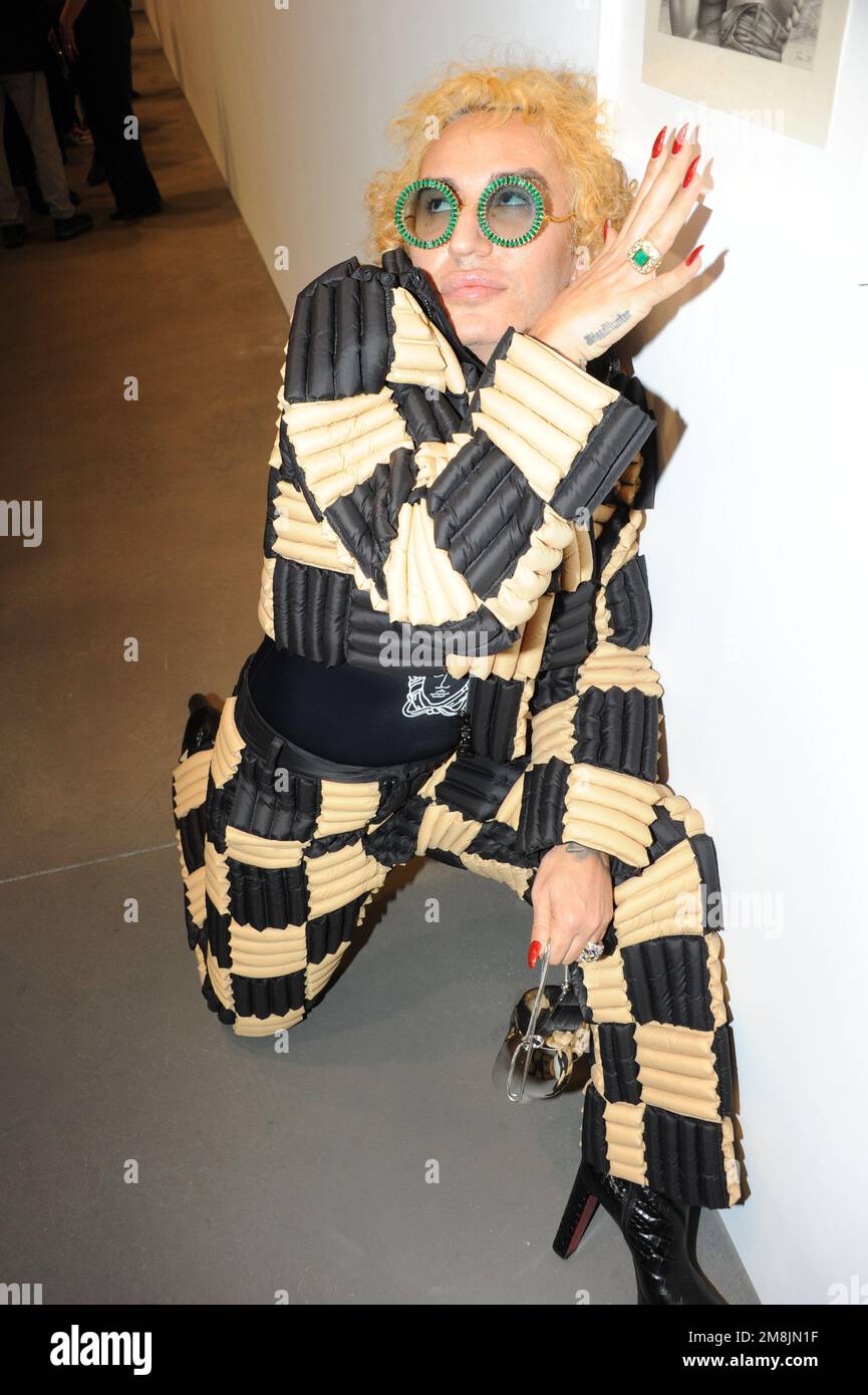 Elton Ilirjani LGBTQIA+ activist and fashion influencer Elton Ilirjani at the Tom of