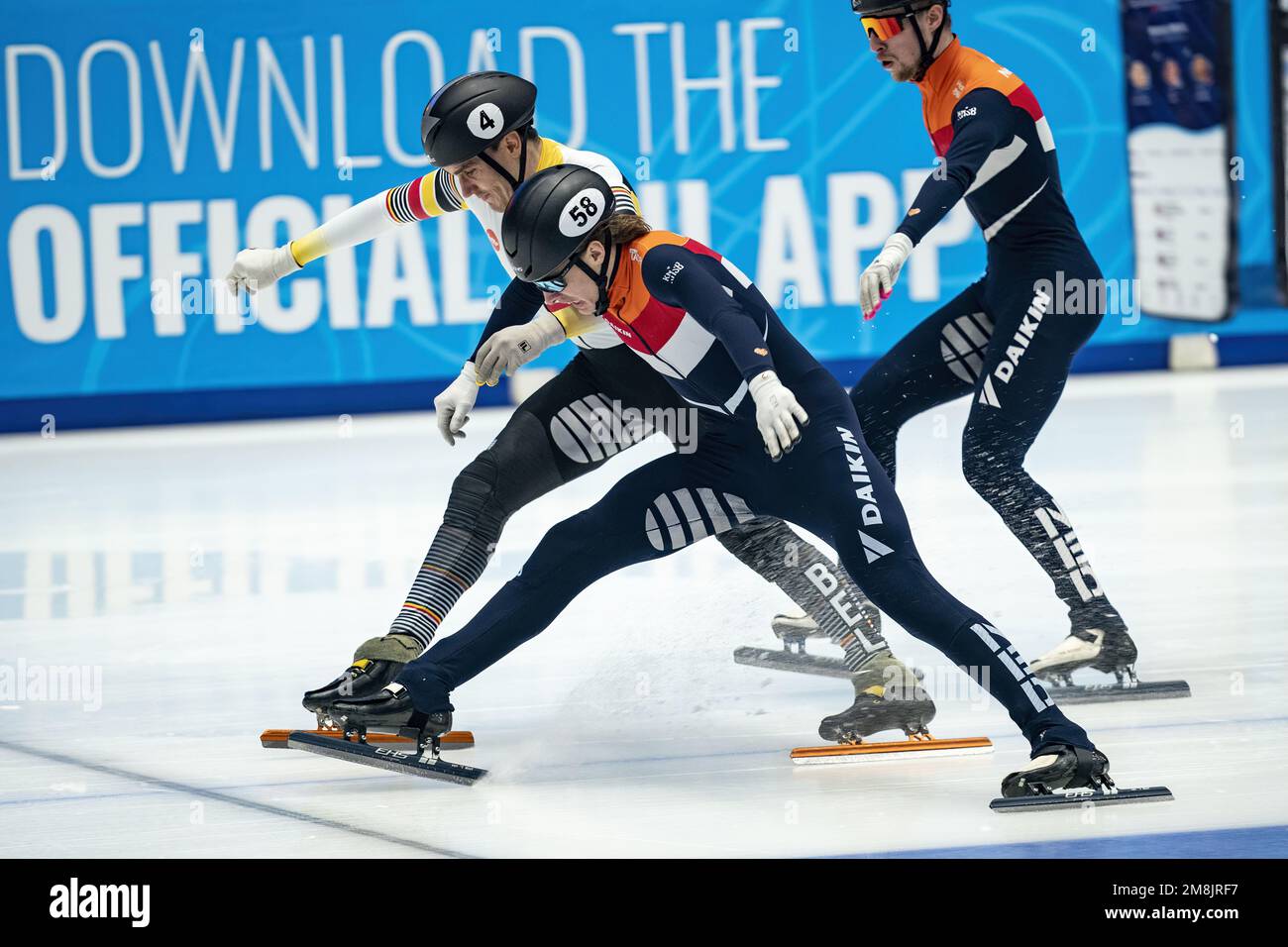 GDANSK - Jens van 't Wout beats the Belgian Stijn Desmet on the finish ...