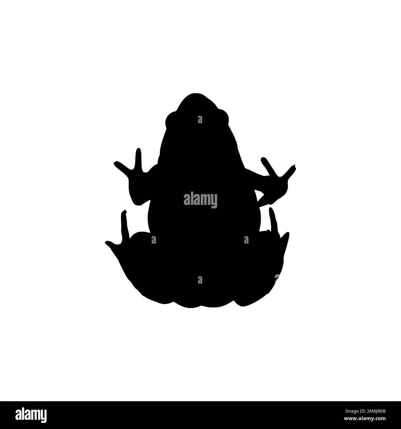 Frog icon. Simple style wild nature poster background symbol. Frog brand logo design element. Frog t-shirt printing. vector for sticker. Stock Vector