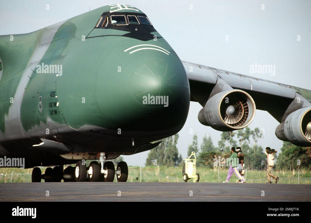 5 Galaxy Rear Ramp A C-5 Galaxy from the 22nd Airlift Squadron, Travis AFB, California ...