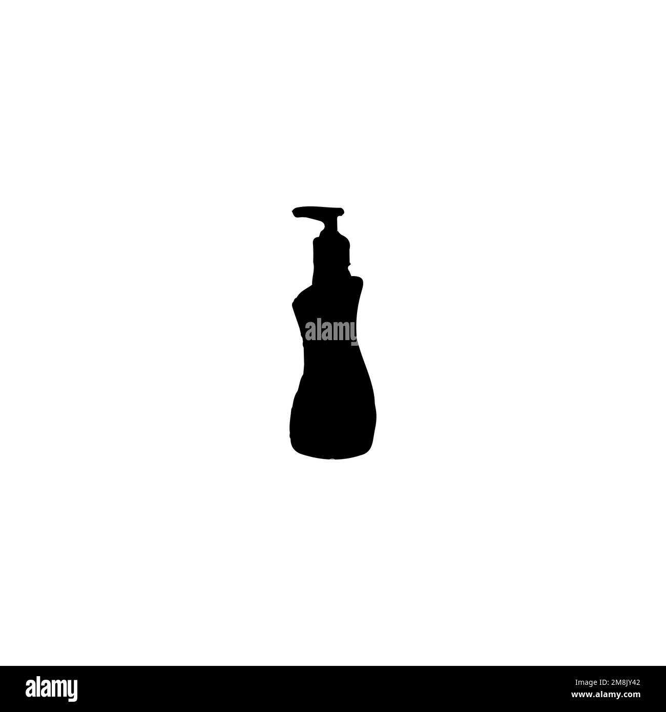 Hand antiseptic icon. Simple style corona virus hygienic cleaning poster background symbol. Hand antiseptic brand logo design element. Stock Vector