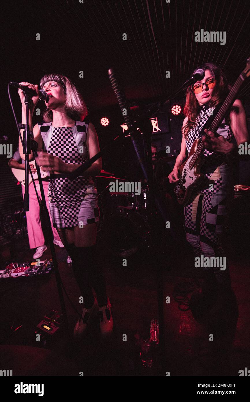 Barcelona, Spain. 2023.01.13. Sandre band perform on stage at Sidecar ...