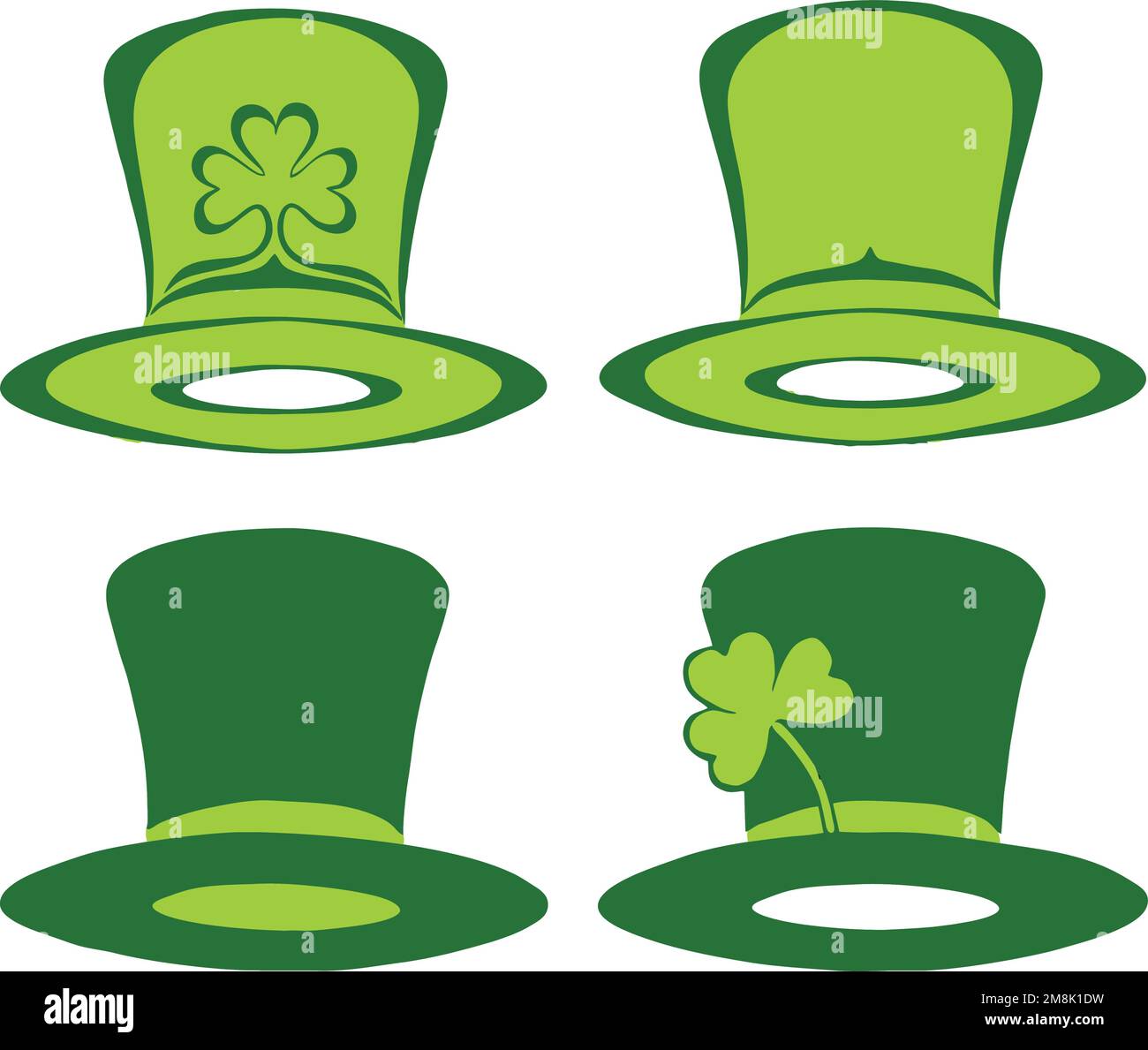 four leprechaun top hat Stock Vector Image & Art Alamy