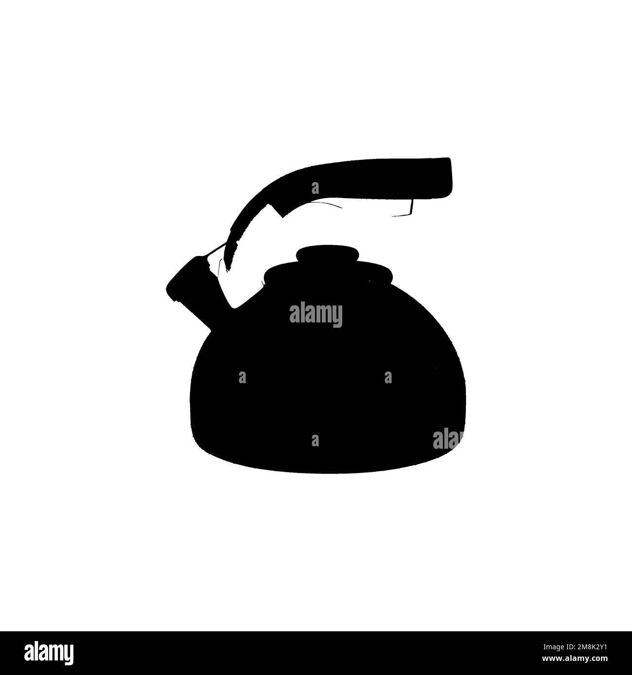 Tea kettle icon. Simple style tea garden big sale poster background