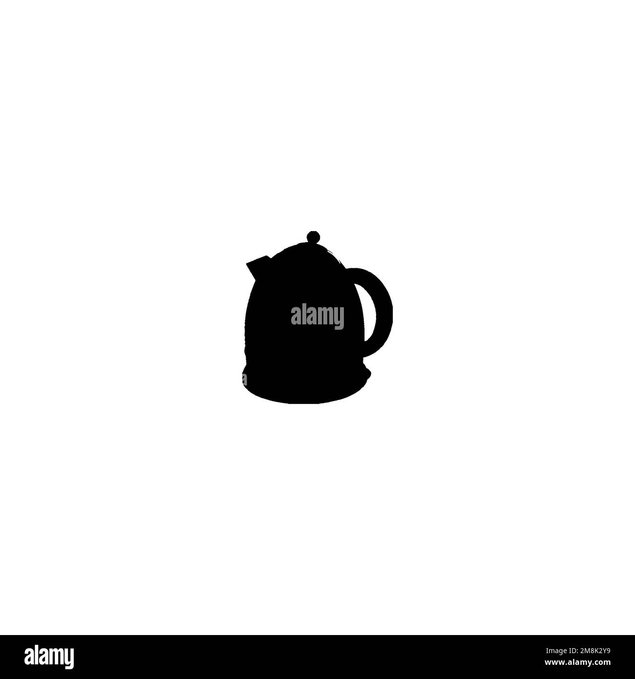 Tea kettle icon. Simple style tea garden big sale poster background symbol. Tea kettle brand logo design element. Tea kettle t-shirt printing. Stock Vector