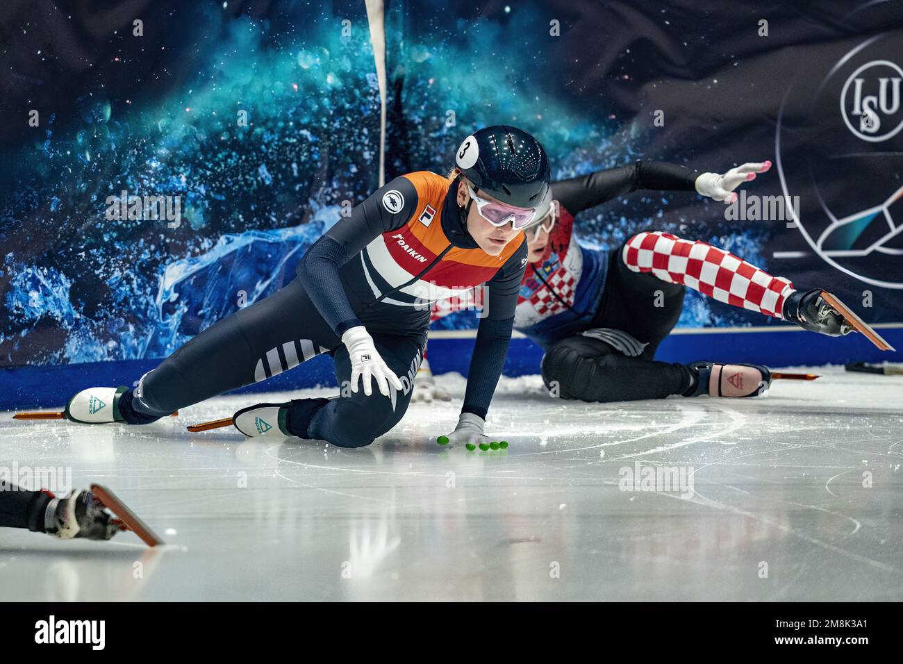 Ezel Aanwezigheid Reductor GDANSK - Xandra Velzeboer during 1500 meters on day 2 of the European Short  Track Speed Skating Championships. ANP RONALD HOOGENDOORN netherlands out -  belgium out Credit: ANP/Alamy Live News Stock Photo - Alamy