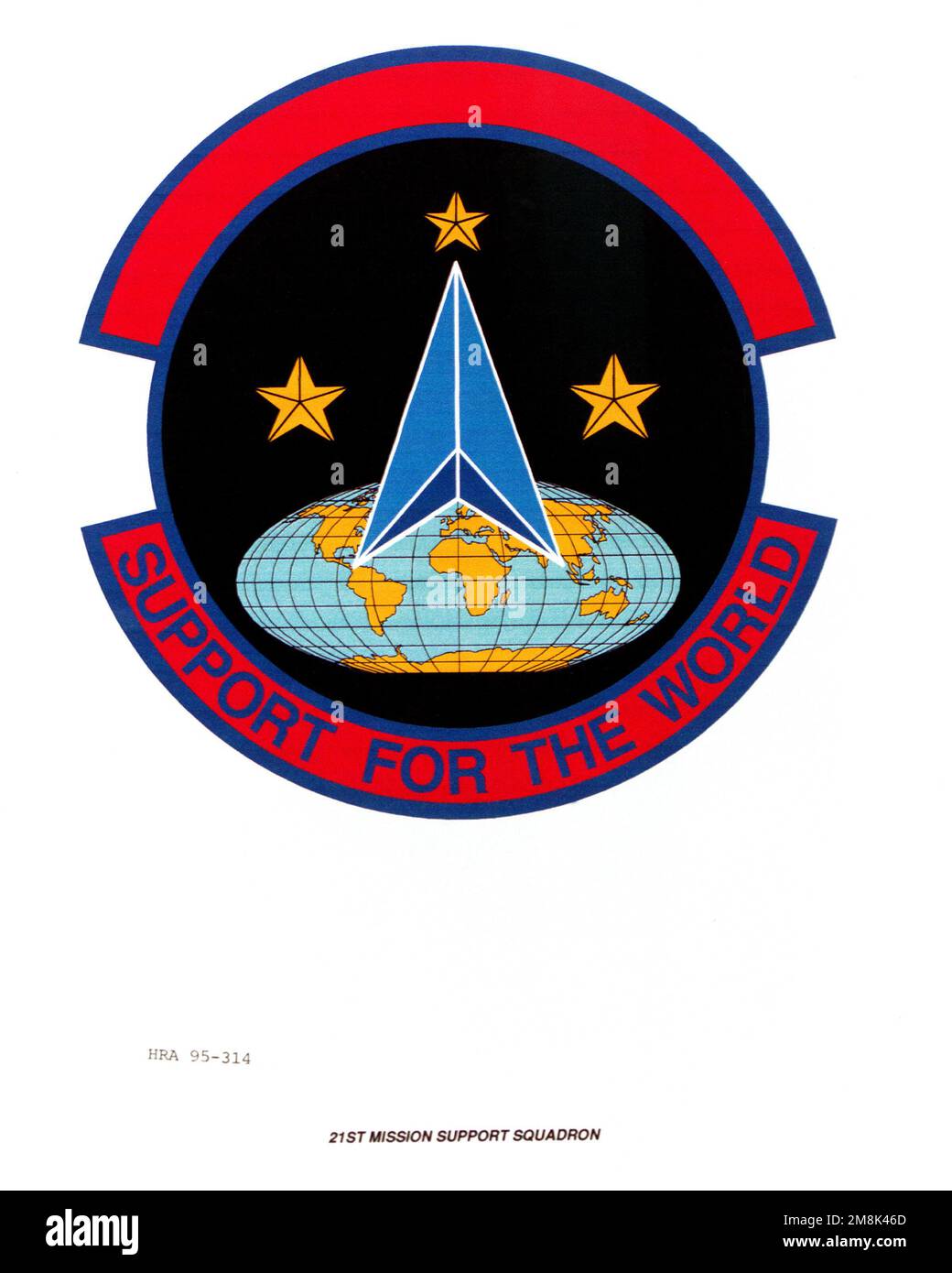 Approved Insignia for the 21st Mission Support Squadron Exact Date Shot