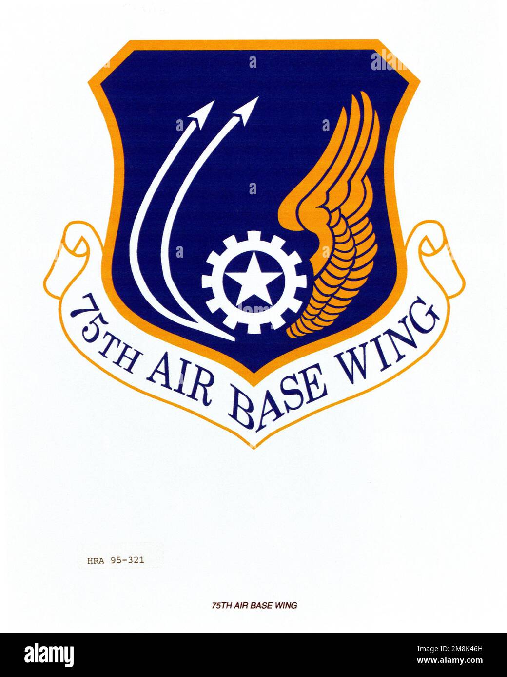 Approved Insignia for the 75th Air Base Wing Exact Date Shot Unknown ...