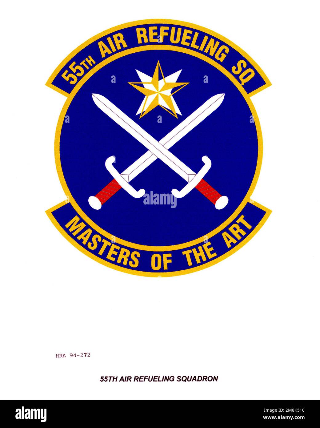 Approved Insignia of the 55th Air Refueling Squadron. Country: Unknown ...