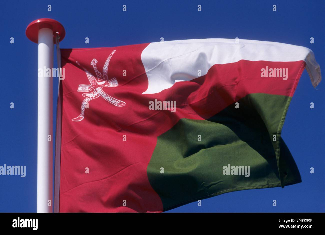 National flag of Oman Stock Photo - Alamy