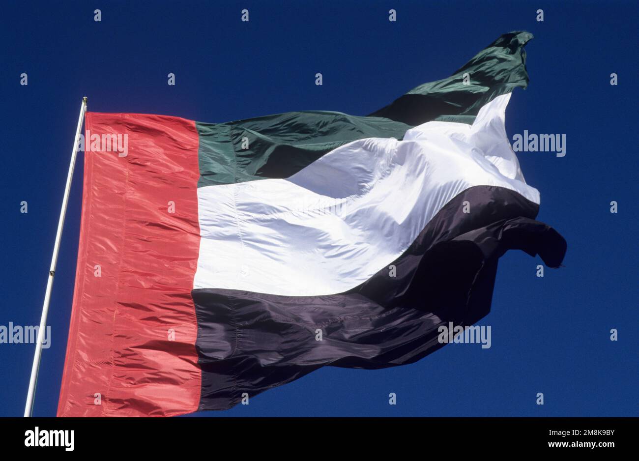 United Arab Emirates, national flag. Stock Photo