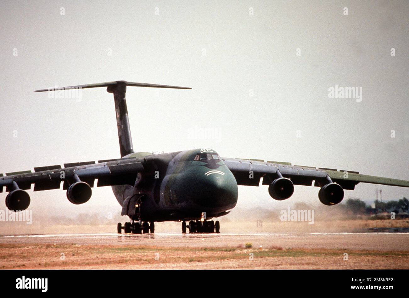 5 Galaxy Rear Ramp A 3/4 right side view of a US Air Force C-5 Galaxy from Travis Air ...