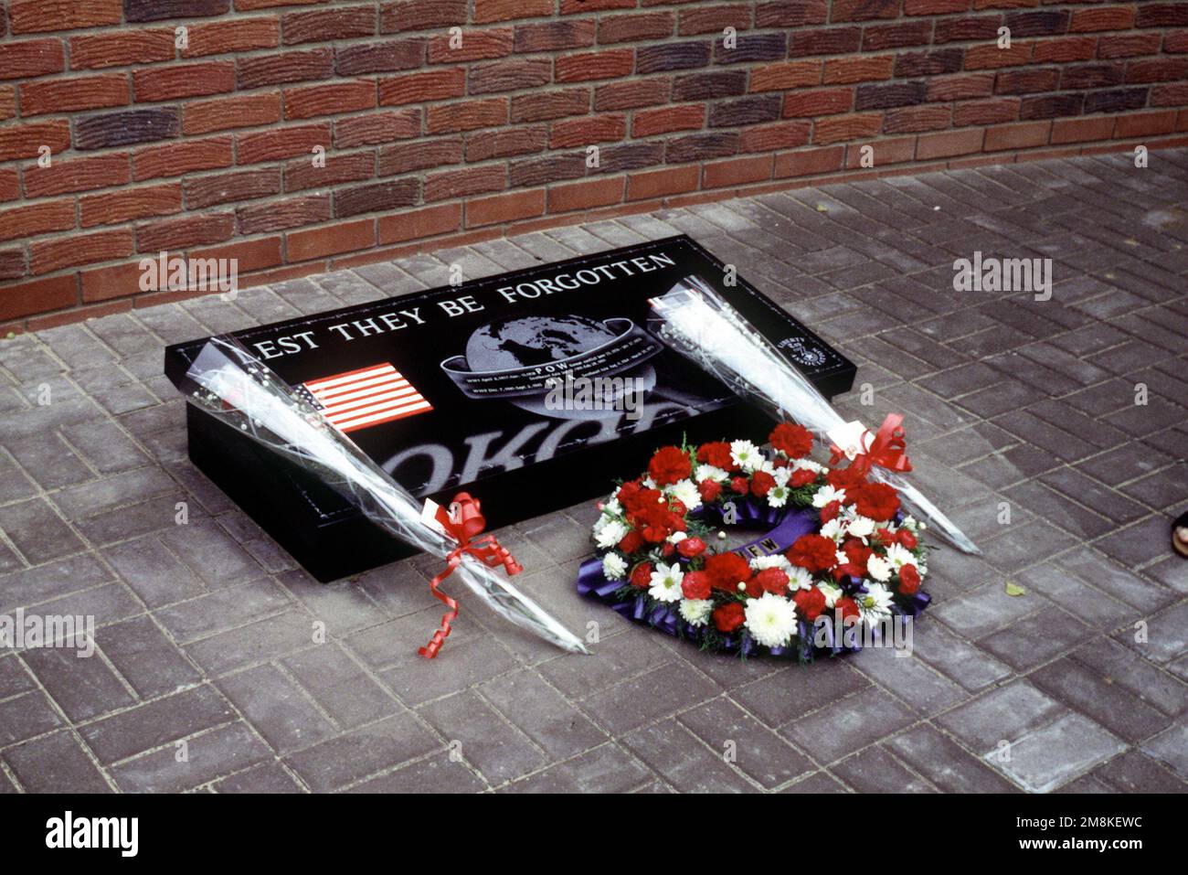 Flowers Were Laid On The Memorial During The Dedication Ceremony Of The flowers-were-laid-on-the-memorial-during-the-dedication-ceremony-of-the