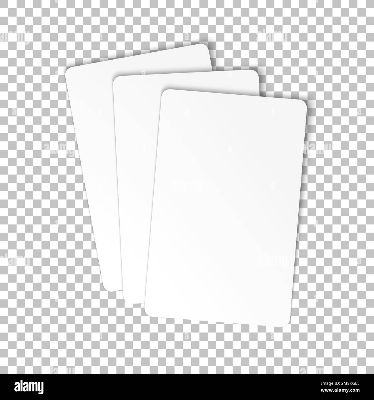 Blank playing cards. Template for your successful projects Stock Vector  Image & Art - Alamy