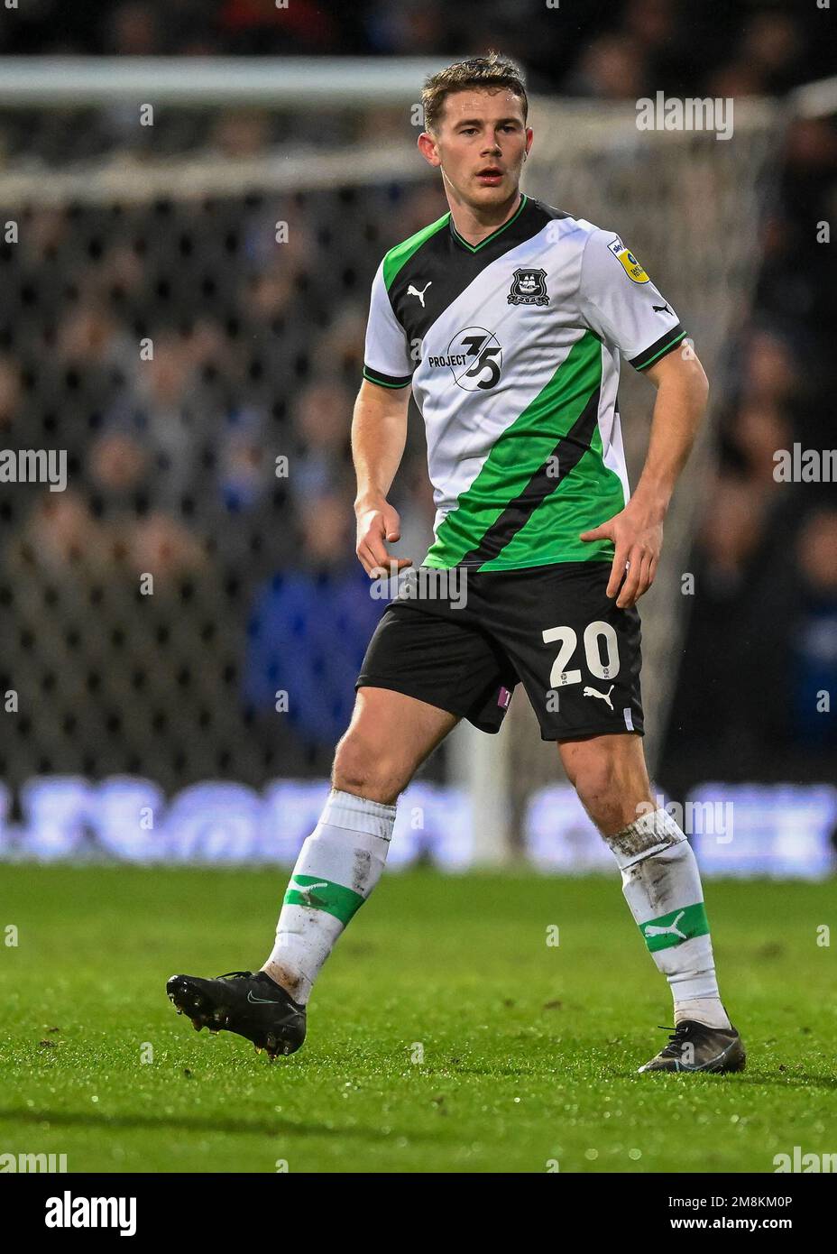 Plymouth Argyle midfielder Adam Randell (20) during the Sky Bet League ...