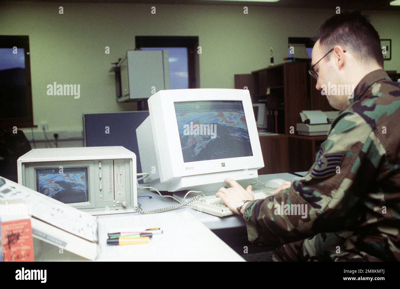 Technical Sergeant Ira Johnson of the 48th Operations Support Squadron